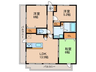 アービング川口(501)の物件間取画像